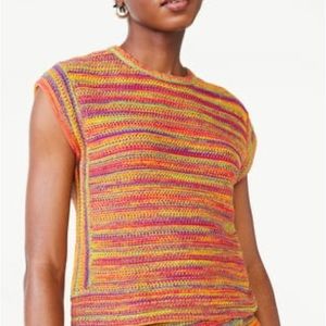 Scoop NYC Sleeveless Crochet Top